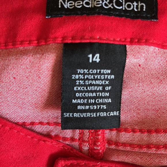 Bright red pants - Picture 7 of 10